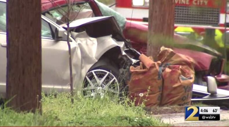 Two were killed in a wreck in southwest Atlanta.