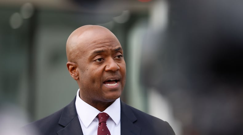 U.S. Attorney Ryan K. Buchanan on Monday announced that the government had reached a $5.25 million settlement with an Atlanta radiology company accused of paying kickbacks to doctors and their staffs. (Miguel Martinez / AJC 2023 file)