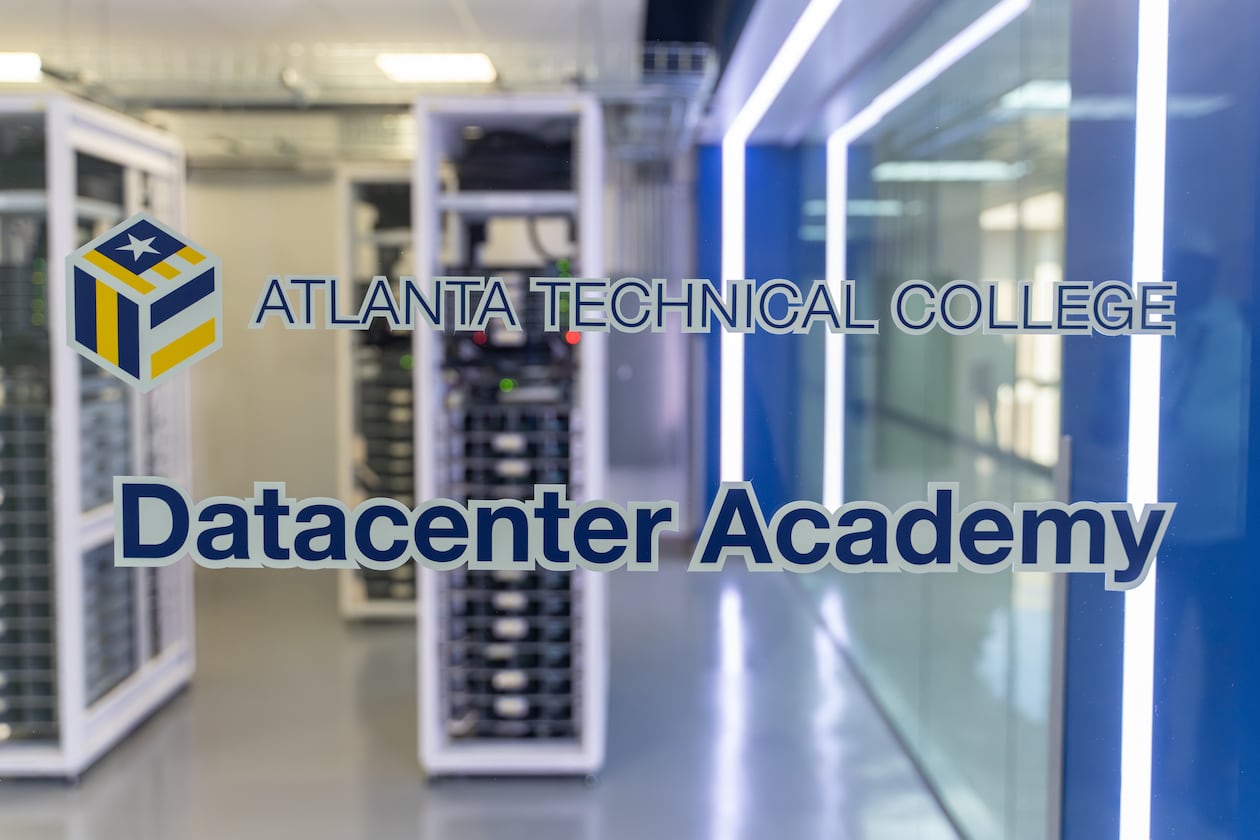Inside the Microsoft Data Center Academy at Atlanta Technical College. Wednesday, May 20, 2026 (Ben Hendren for the AJC)
