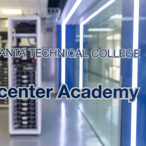 Inside the Microsoft Data Center Academy at Atlanta Technical College. Wednesday, May 20, 2026 (Ben Hendren for the AJC)