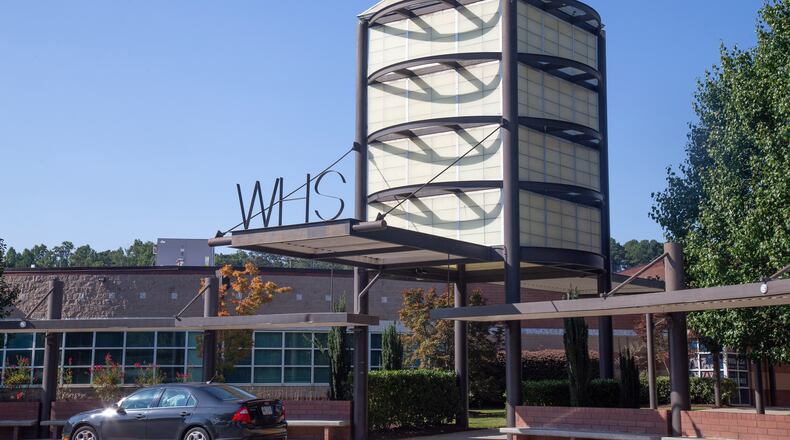 Woodstock High School is located on Towne Lake Hills South Drive in Cherokee County's city of Woodstock. STEVE SCHAEFER FOR THE ATLANTA JOURNAL-CONSTITUTION