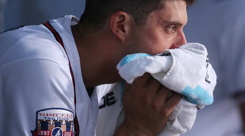 Matt Wisler threw 105 pitches (71 strikes) in 5 2/3 innings. AJC file photo