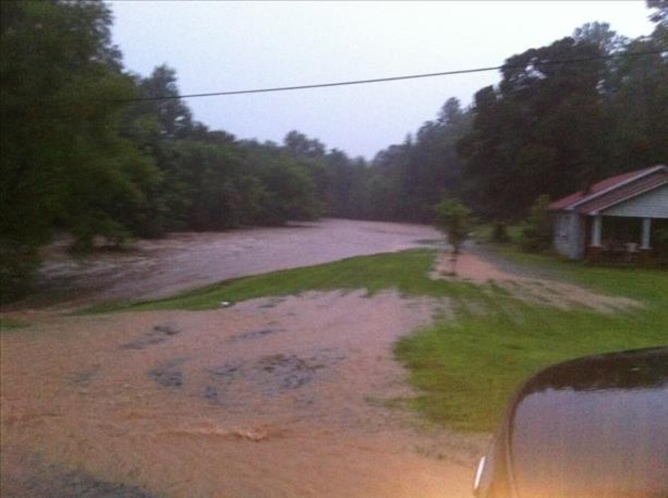 Clear Creek area in Gilmer County