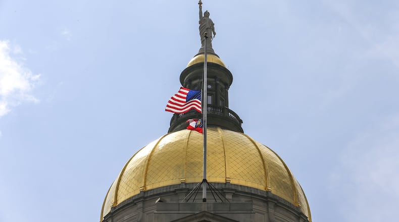 Georgia’s Gold Dome. JOHN SPINK/JSPINK@AJC.COM