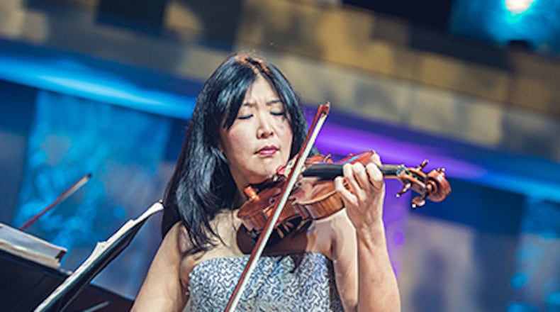 Online live and in person, internationally acclaimed violinist and KSU professor Helen Kim will play solo violin in "Amazing Grace" during the "September 11: 20th Year Memorial Concert" at 8 p.m. Sept. 11. (Courtesy of Kennesaw State University)