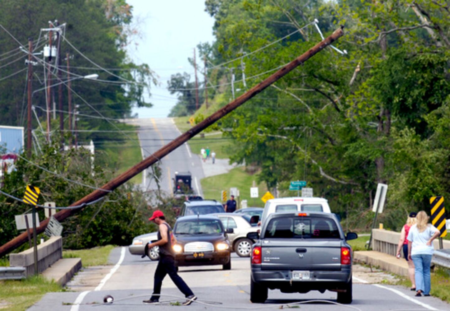 Tornado damage in Macon, elsewhere in state