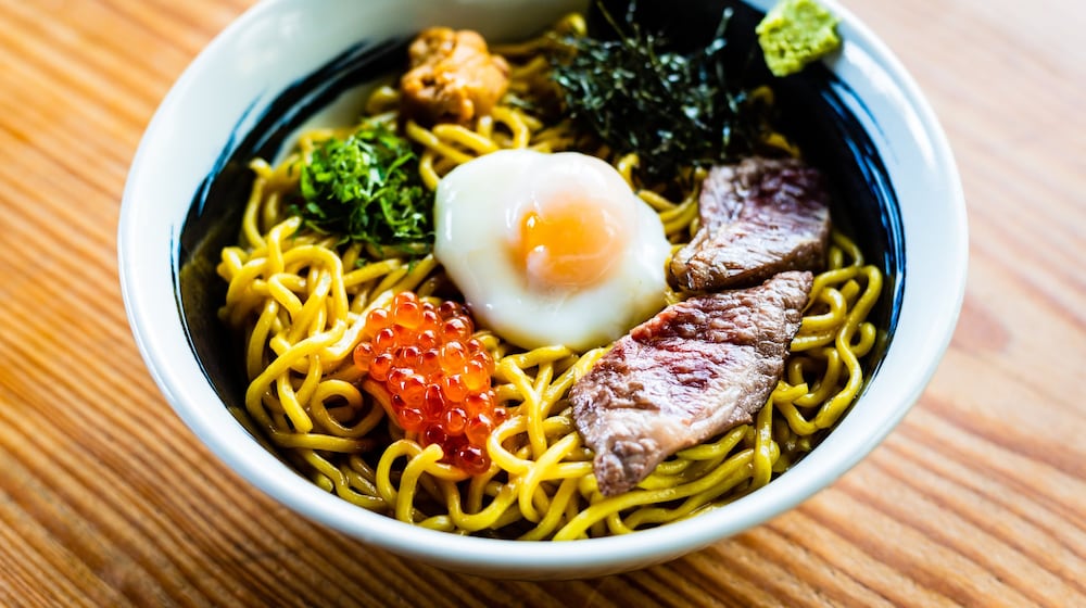 Ramen is one of the offerings at Brush Sushi Izakaya. CONTRIBUTED BY HENRI HOLLIS