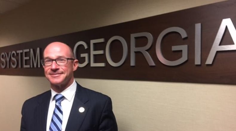 Georgia Southern University president Jaimie Hebert. ERIC STIRGUS/STAFF