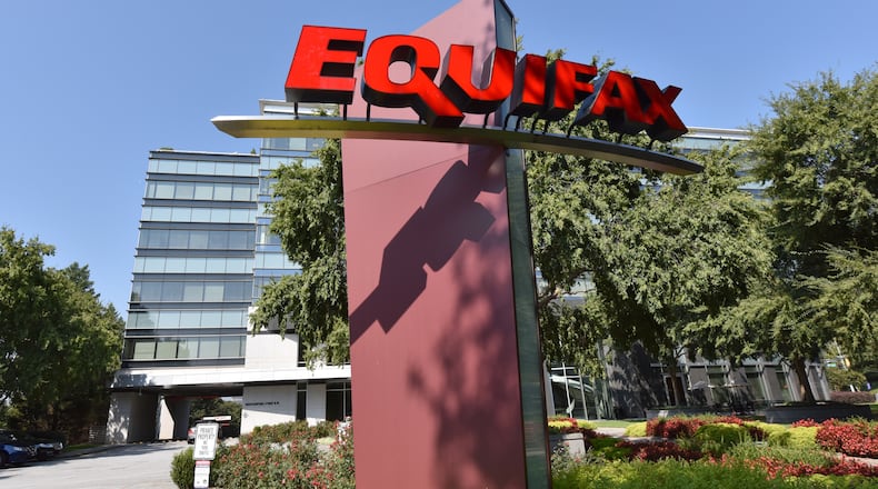 September 15, 2017 Atlanta - Exterior of Equifax Corporate Headquarters on Peachtree Street NE in Atlanta on Friday, September 15, 2017. Because of lax laws and loopholes, businesses may be able to escape severe penalties for putting sensitive consumer information at risk, as Atlanta-based Equifax is accused of doing with the massive hack revealed this month. HYOSUB SHIN / HSHIN@AJC.COM