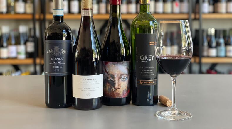 Here are some red wines recommended for the fall season. (Krista Slater for The Atlanta Journal-Constitution)