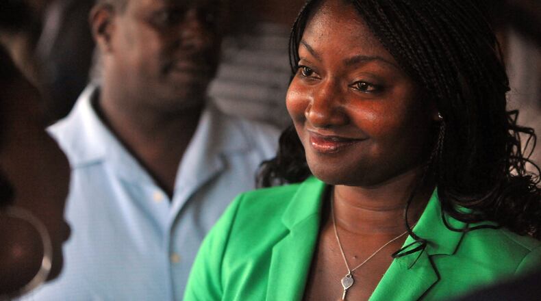 Alisha Thomas Cromartie, shown here in a 2014 photo, before she was hired to run Ivy Prep’s then-growing network of schools in 2015.