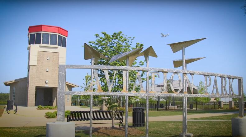 Near Cobb County International Airport, Aviation Park is an example of placemaking in the Town Center Community. More such projects will be under community review for that area. (Courtesy of Town Center Community Alliance)
