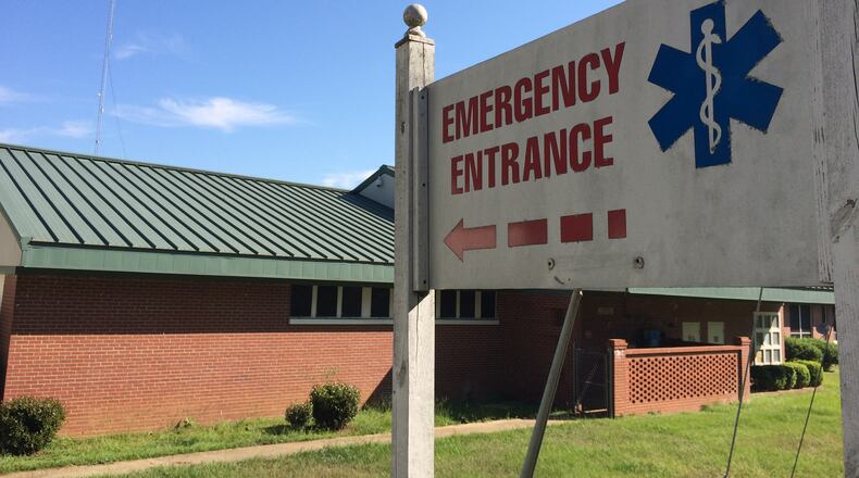 Calhoun Memorial Hospital in Arlington is one of eight rural Georgia hospitals that have closed since 2001. PHOTO by Misty Williams / AJC