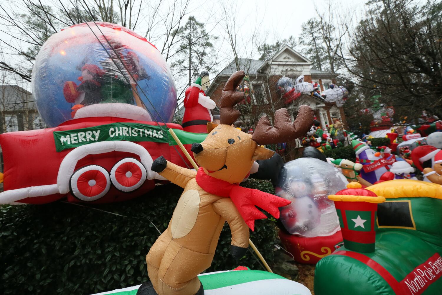 Brookhaven Christmas yard display