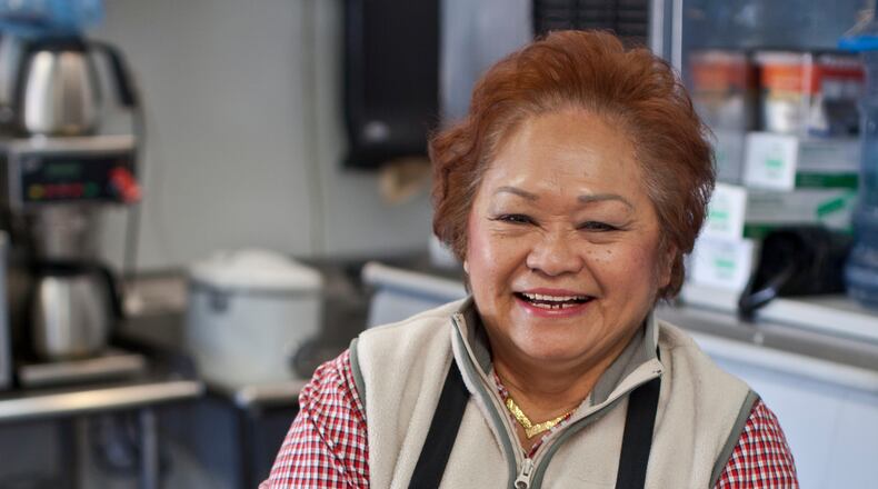 Not your mama's buns. Betty Hsu's baos. Photo credit: Sweet Auburn BBQ.