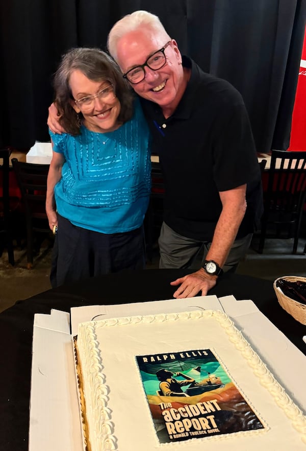 Veteran newsman and now novelist Ralph Ellis, with his wife, food writer and editor Susan Puckett, draws on his memories in “The Accident Report.” (Courtesy of Susan Puckett)