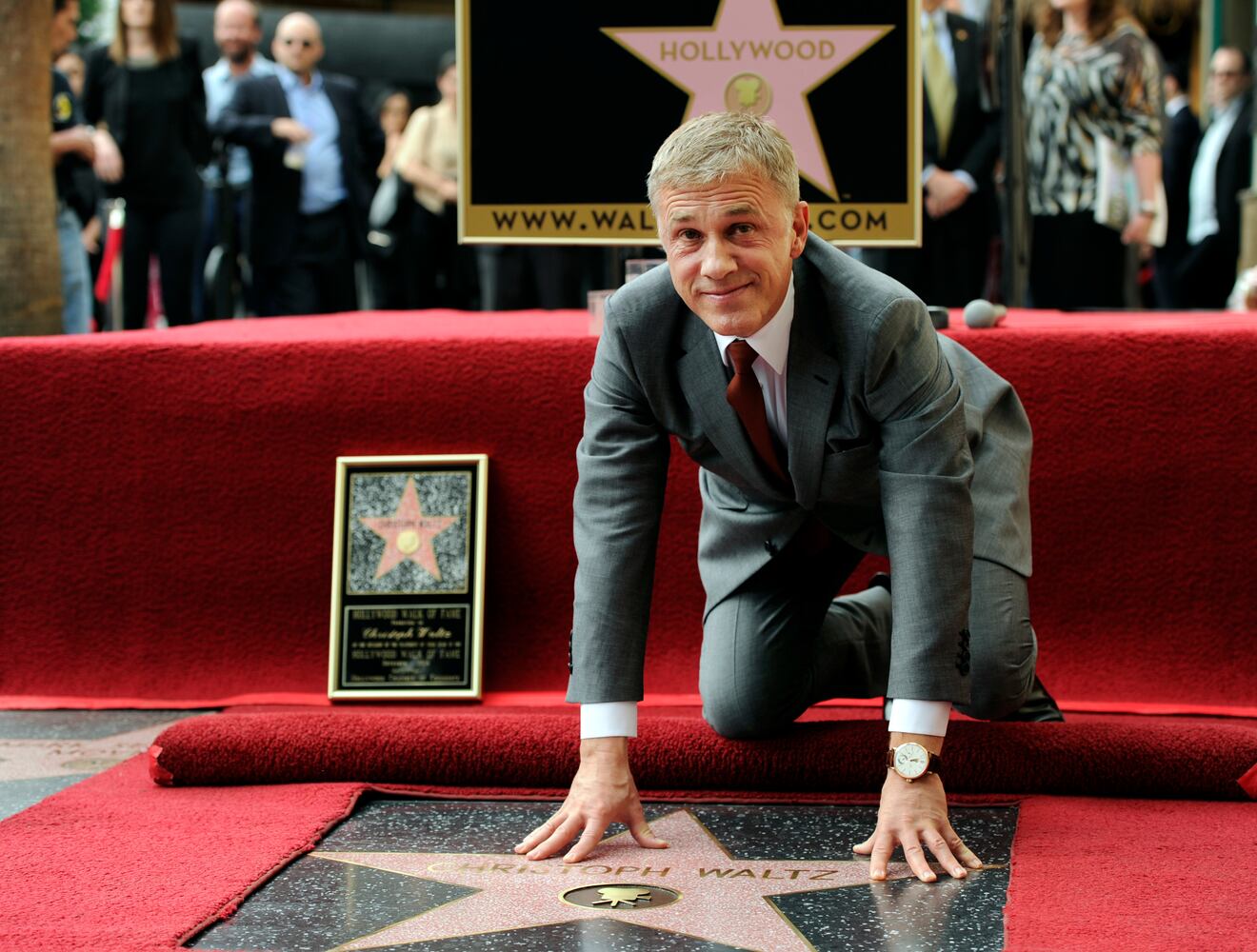 Christoph Waltz honored with a star
