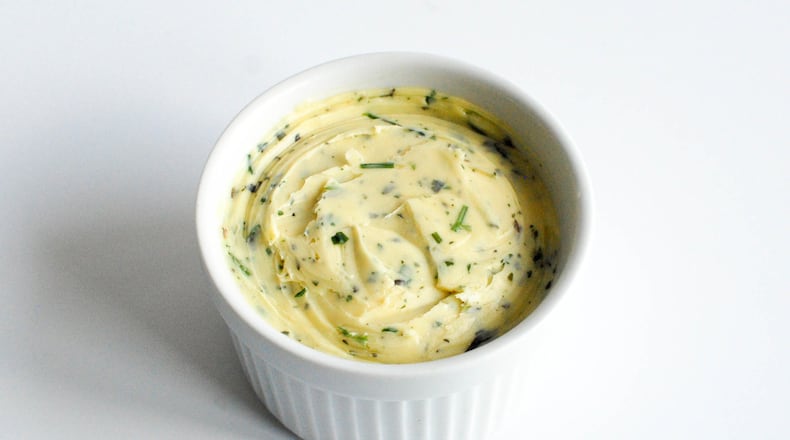 Roasted Garlic, Basil & Parsley Banner Butter is among a line of compound butters by Atlanta-based Banner Butter. Photo: Banner Butter