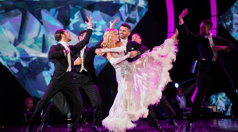 DANCING WITH THE STARS - "Episode 2201" - "Dancing with the Stars" is back with an all-new celebrity cast ready to hit the ballroom floor. The competition begins with the two-hour season premiere, live, MONDAY, MARCH 21 (8:00-10:01 p.m. EDT) on the ABC Television Network. The premiere episode kicks off with an exciting and dynamic opening number, featuring all of the celebrities and dancers, along with returning head judge Len Goodman. The night continues with each couple dancing a cha cha, fox trot, jive, tango or quickstep, vying for America's vote for the first time. (ABC/Adam Taylor) MARLA MAPLES, TONY DOVOLANI