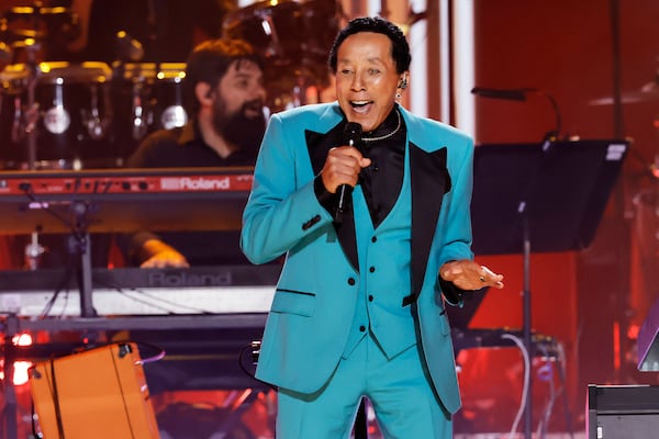 Smokey Robinson hasn't been to the Atlanta area in about three years, but he's still on the road. (Kevin Winter/Getty Images)