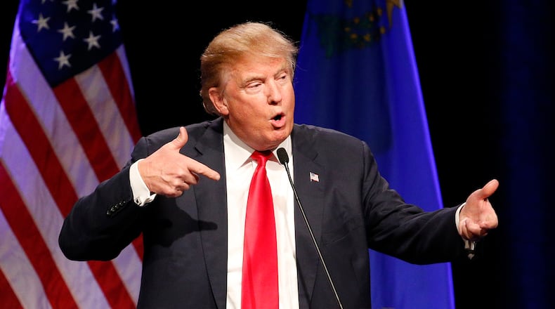 Republican presidential candidate Donald Trump. AP/John Locher