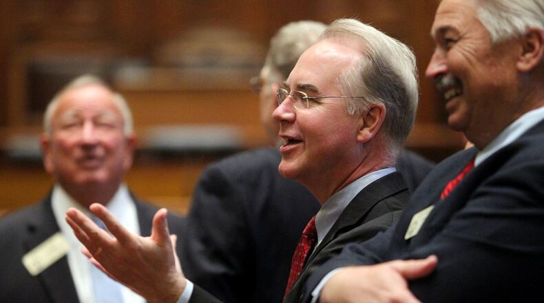 The first of two U.S. Senate committee hearings will begin for U.S. Rep. Tom Price on Wednesday to consider his nomination for secretary of health and human services. Price is expected to face tough questioning from Democrats, but they don’t appear to have the votes to stop Price’s nomination. JASON GETZ / JGETZ@AJC.COM