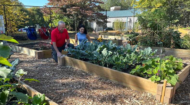 Dave Siegler and Heather Turney-Navaei have grown a community of gardeners. Together, they help donate produce to local food pantries. (Courtesy of Rough Draft Atlanta)
