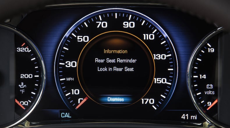 General Motors Co. premiered its “Rear Seat Reminder” Dec. 6, 2016, which is the day after Cobb County man Justin Ross Harris was sentenced to life in prison for killing his 22-month-old son Cooper.