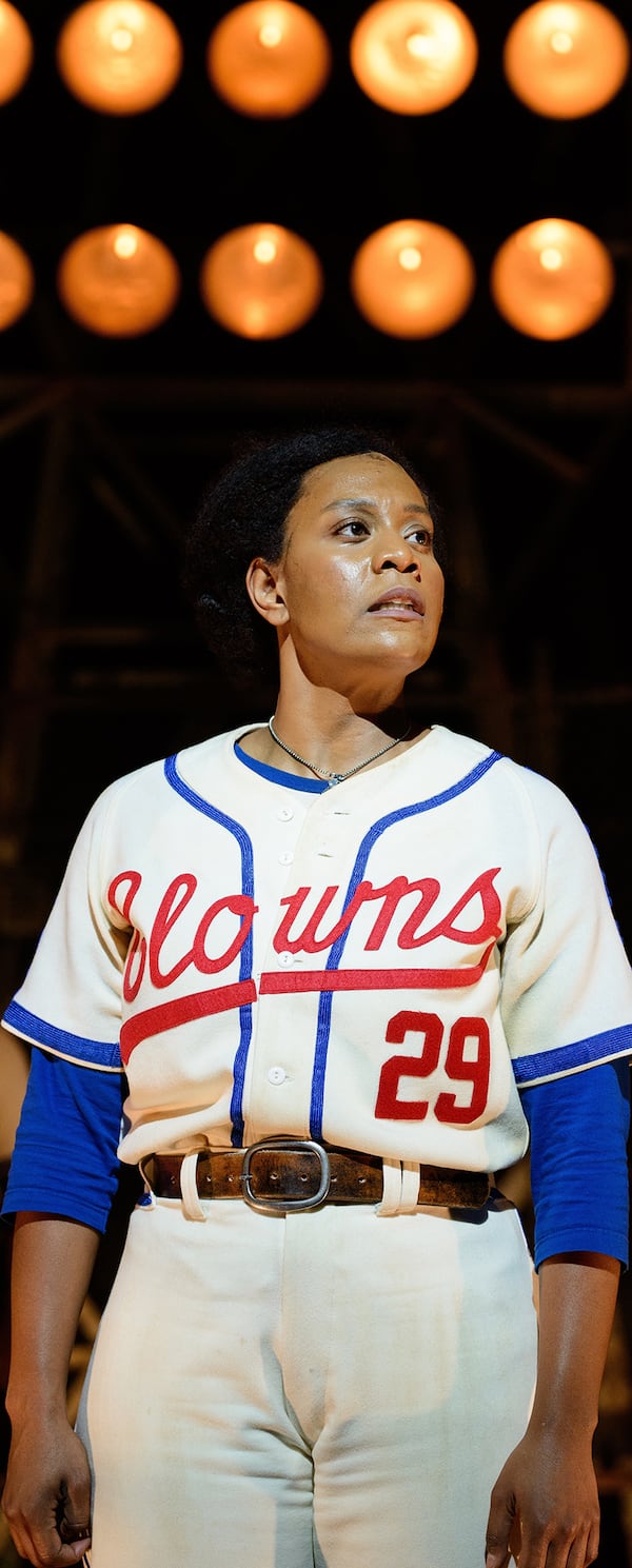 Kedren Spencer plays the title role in “Toni Stone” at the Alliance Theatre.
Courtesy of Greg Mooney
