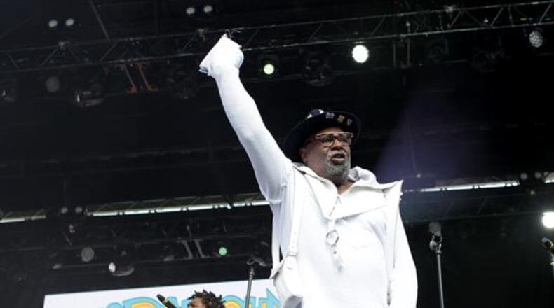 George Clinton, considered the Godfather of Funk and one of originators Parliament-Funkadelic during the '70's, shows he can still bring the funk performing at the ONE Music Fest at Central Park, Sunday, September 9, 2018. (Akili-Casundria Ramsess/Eye of Ramsess Media)