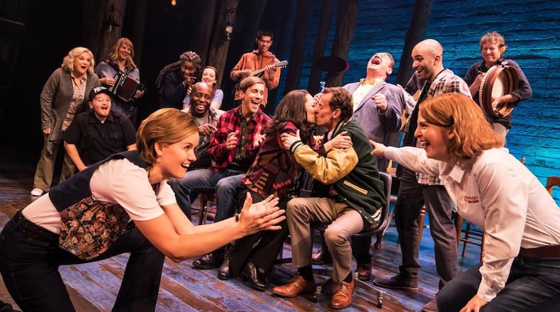 The North American touring cast of "Come From Away," which plays the Fox Theatre June 25-30. Photo: Matthew Murphy