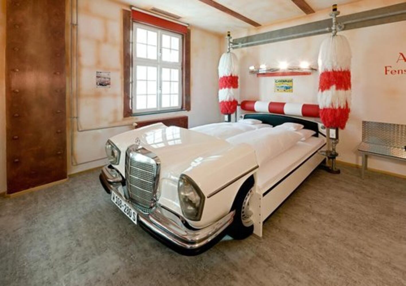 The V8 Hotel a joyride for car lovers