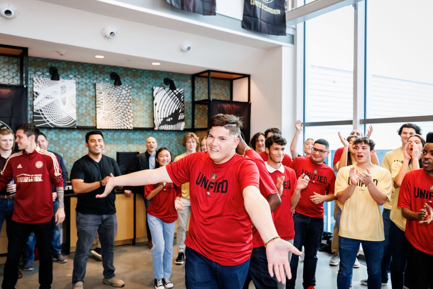 Atlanta United holds signing day party for its Special Olympics Unified Team