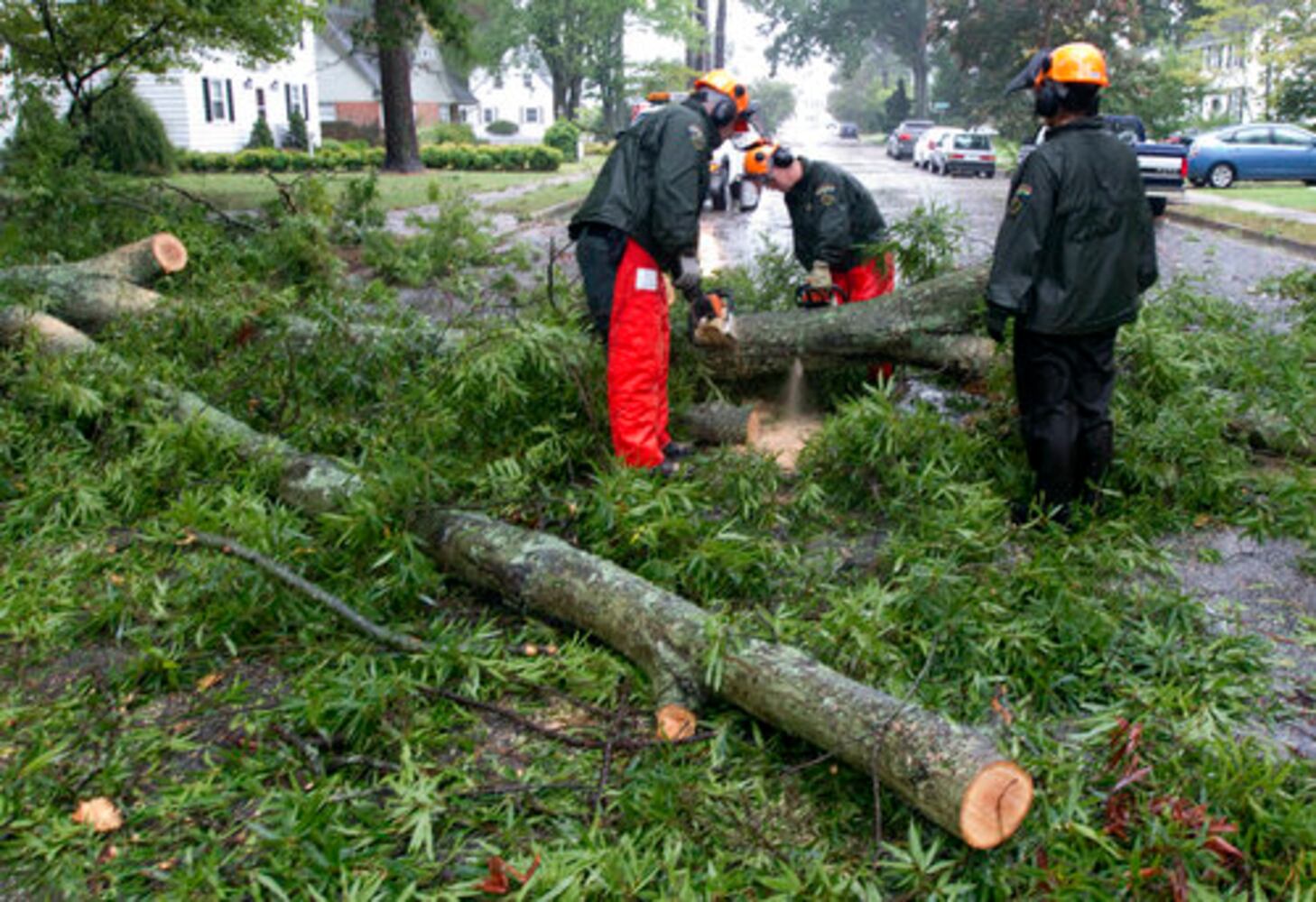 Hurricane Irene hits Virginia
