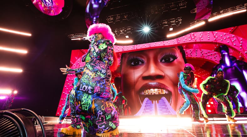 Missy Elliott performs during her Out of This World Tour stop in Los Angeles. She kicked off the first of her two-night experience in Atlanta on July 27, 2024. Photo credit: Derek Blanks