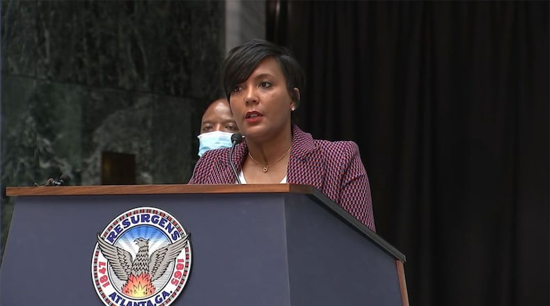 Mayor Keisha Lance Bottoms tested positive for coronavirus.