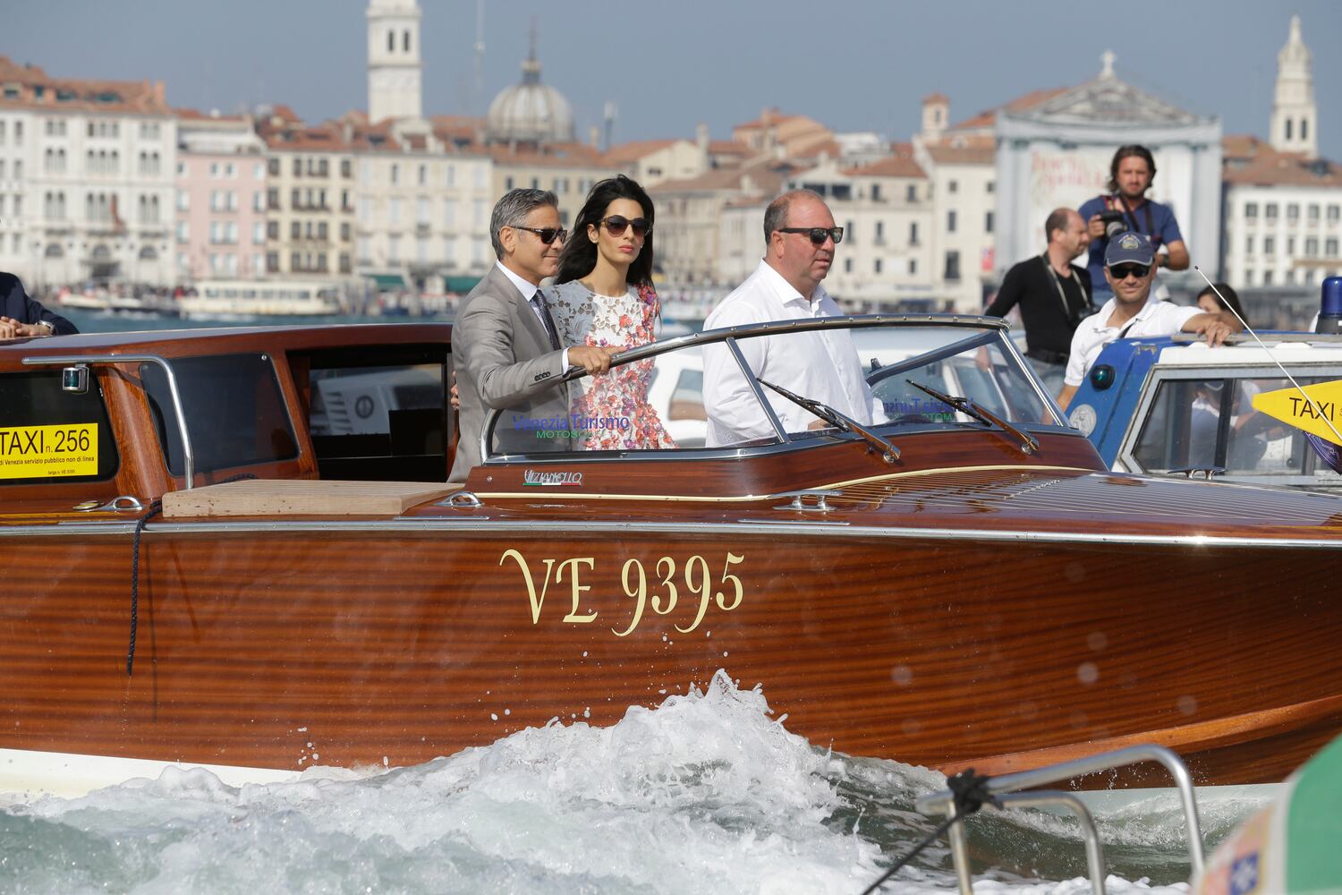 George Clooney and his wife Amal Alamuddin