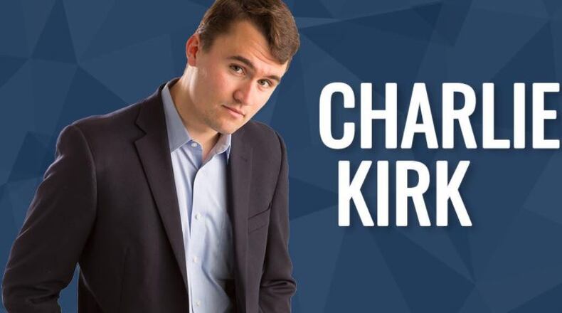 Conservative firebrand Charlie Kirk spoke at the University of Georgia Tuesday night.