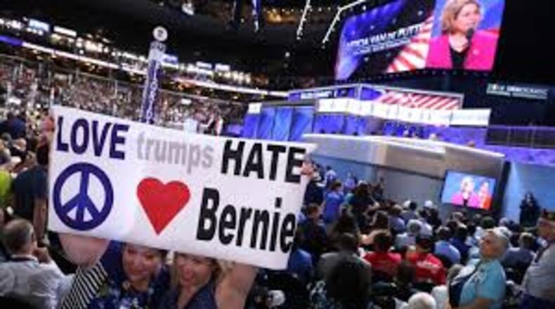 The 2016 Democratic National Convention in Philadelphia. AJC file