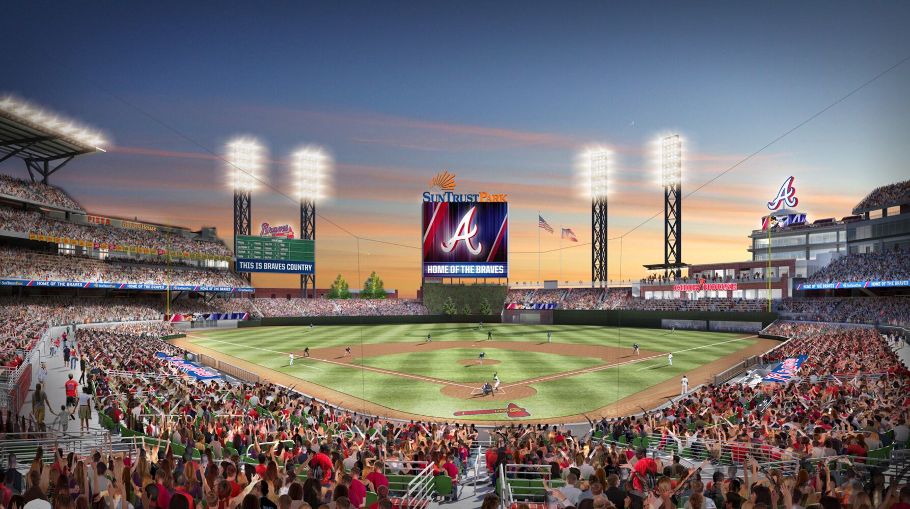 Braves stadium will be named SunTrust Park