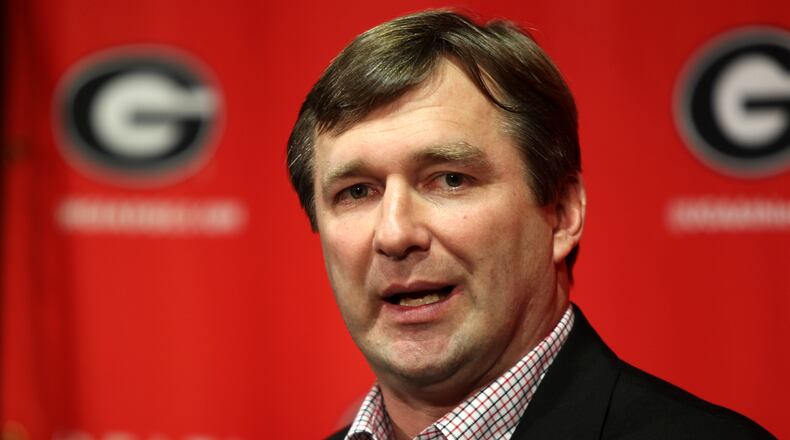 UGA head coach Kirby Smart.