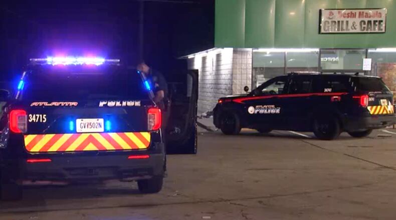 Atlanta police were alerted to the shooting shortly after 9 p.m. Monday at a BP station on Donald Lee Hollowell Parkway off I-285.