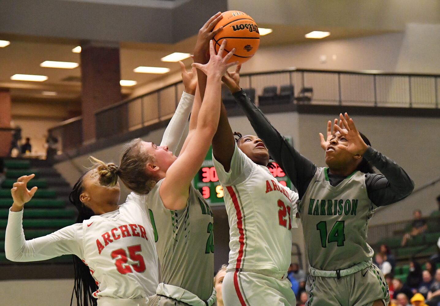 HS basketball playoffs: Archer vs. Harrison girls