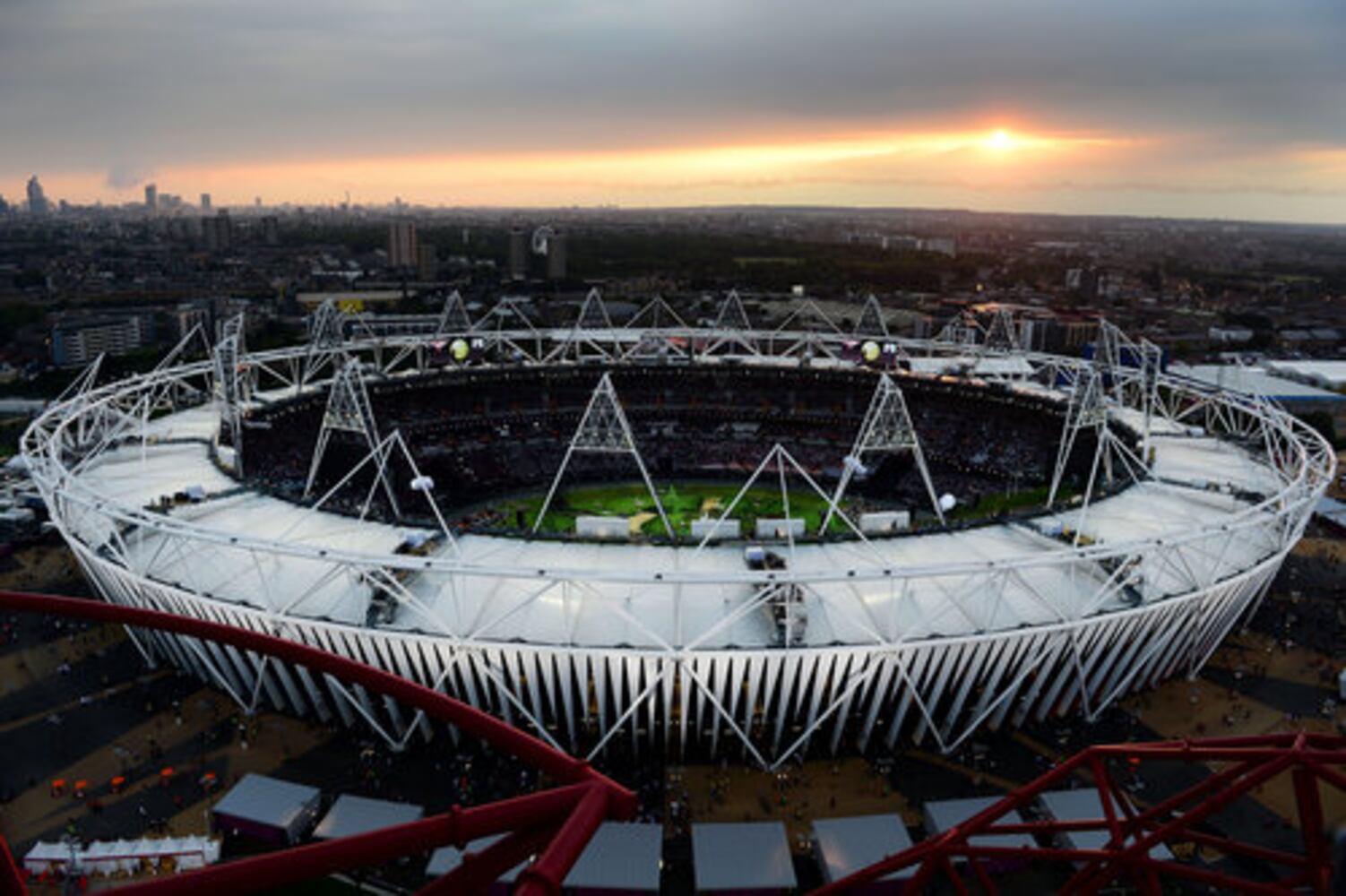 Opening ceremonies at the 2012 London Olympics