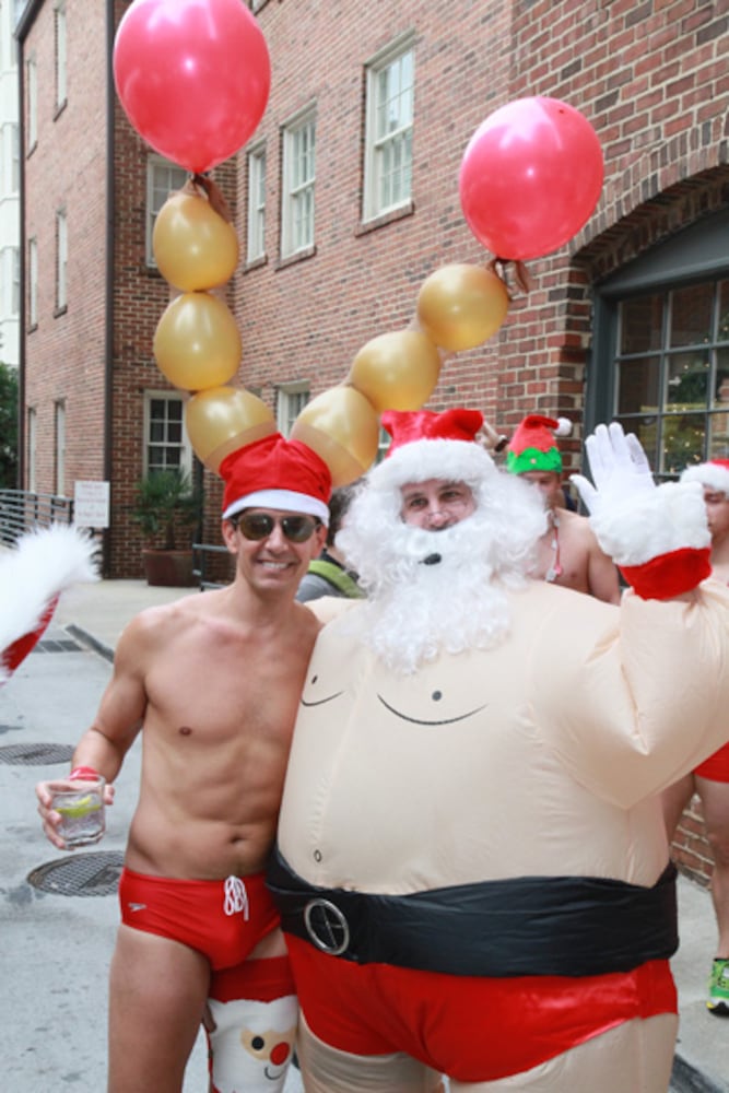Santa Speedo Run