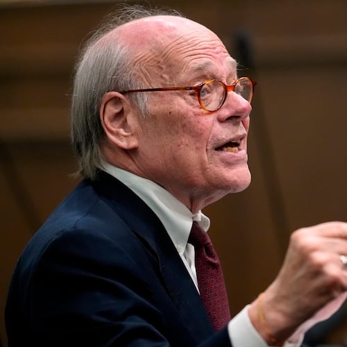 Rep. Steve Cohen, D-Tenn., of Memphis, testifies before a Senate Judiciary committee during a special session of the state legislature to redraw U.S. Congressional voting maps Wednesday, May 6, 2026, in Nashville, Tenn. (AP Photo/George Walker IV)