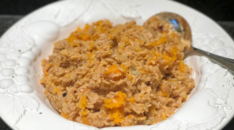 Push aside the mashed potatoes and try Gluten-Free Vegan Butternut Squash Risotto this Thanksgiving. CONTRIBUTED BY KELLIE HYNES
