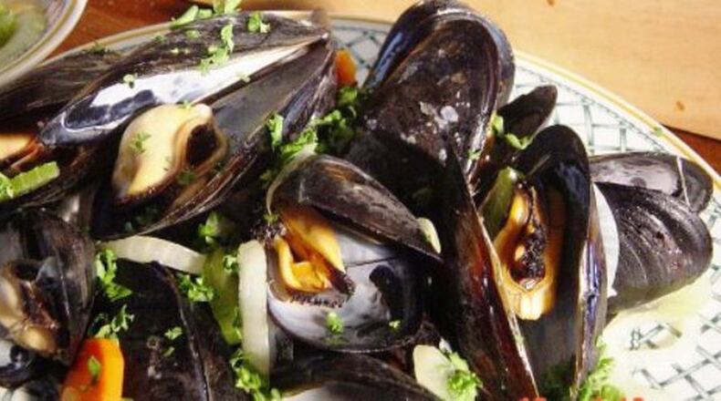 Moules a loa Normande (Mussels in Cream Sauce). (Linda Gassenheimer/TNS)