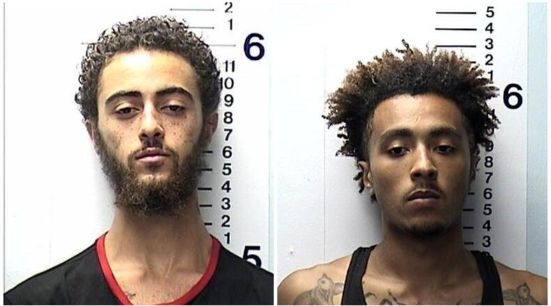 Anthony Wells (left) and Isaac Leturgez, both 21 from Middletown, are charged with aggravated robbery and aggravated burglary.