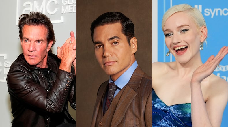 Among actors in metro Atlanta for productions include Dennis Quaid for AMC's new series "Thunder Road," Ramon Rodriguez in ABC's "Will Trent" and Julia Garner in an upcoming Apple TV series "Guilty Creatures." (Courtesy of ABC/AP)